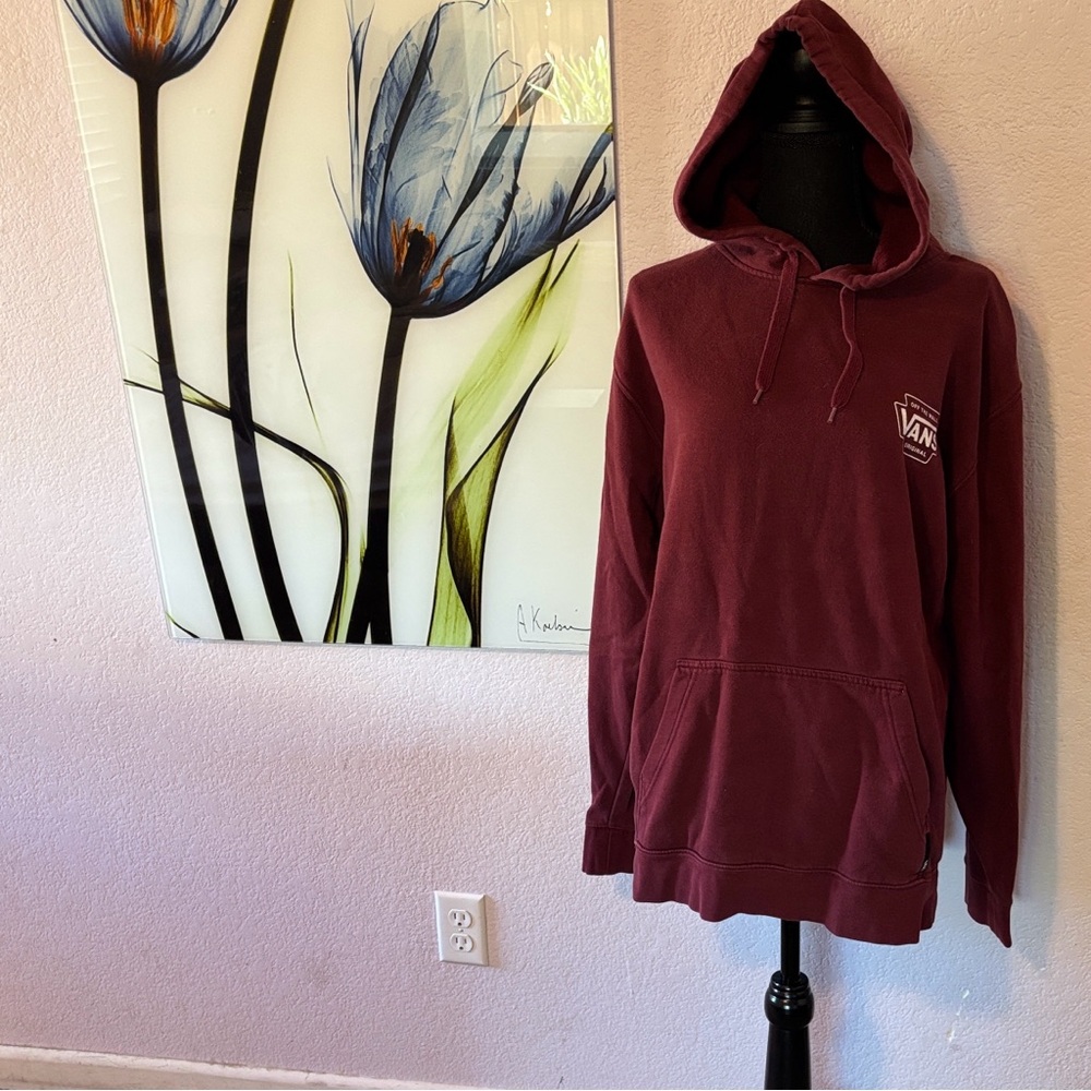 Vans men’s red hoodie sweatshirt size large